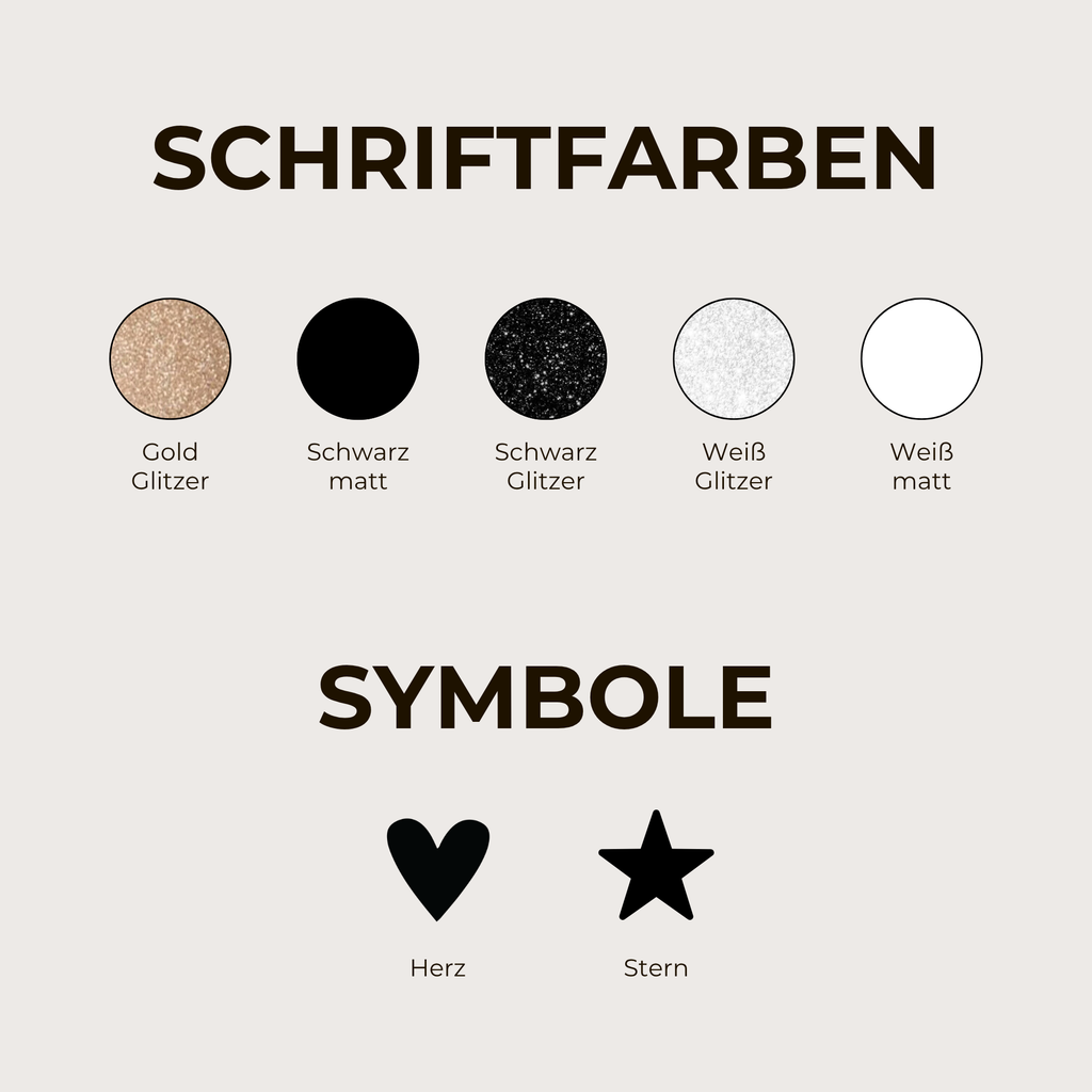 Personalisierte Weihnachtskugeln aus Echtglas