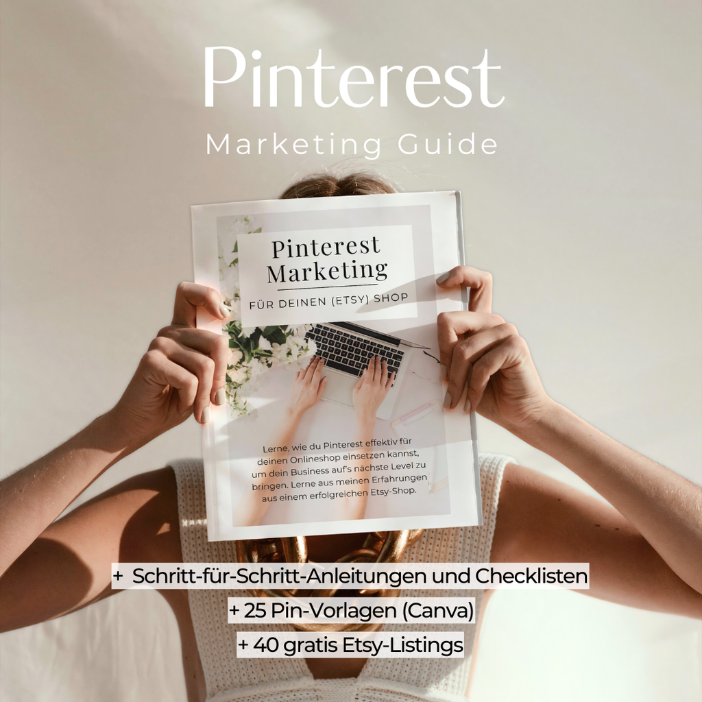 Pinterest Marketing Workbook eBook + Checklisten + 25 Pin-Vorlagen (deutsche Version)