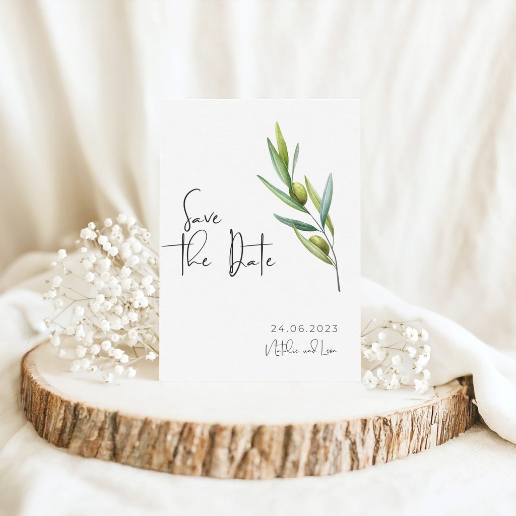 Set of 2 modern invitations + detail card | 2 in 1 template | Edit in Canva | DIY stationery | to print yourself | Wedding invitation