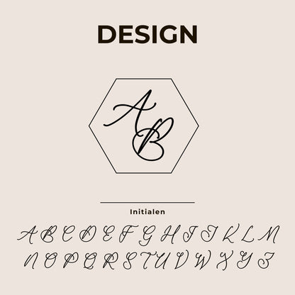 Ringbox mit Monogram in 4 Farben