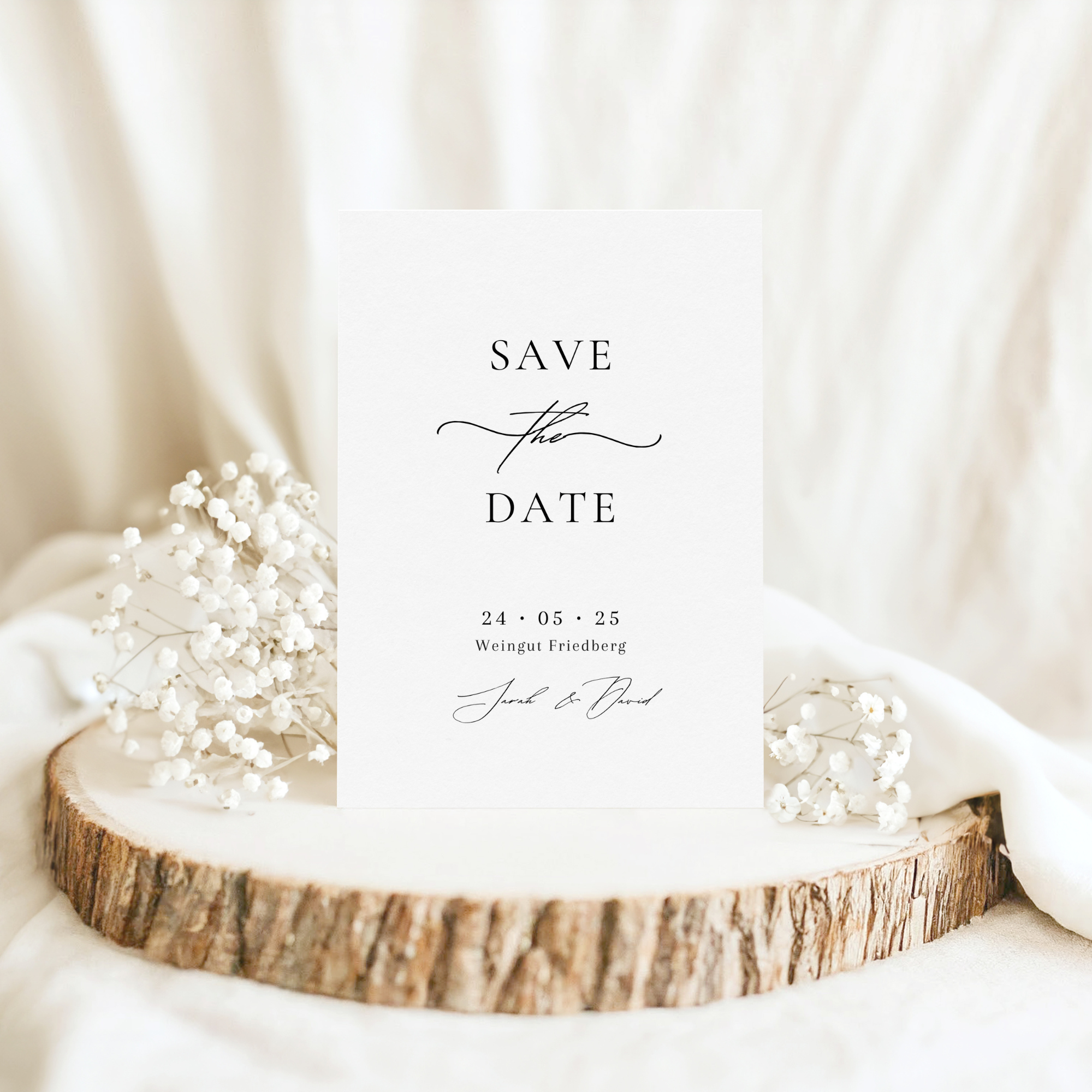 Save the Date Karte | DIY Papeterie zum selbst drucken