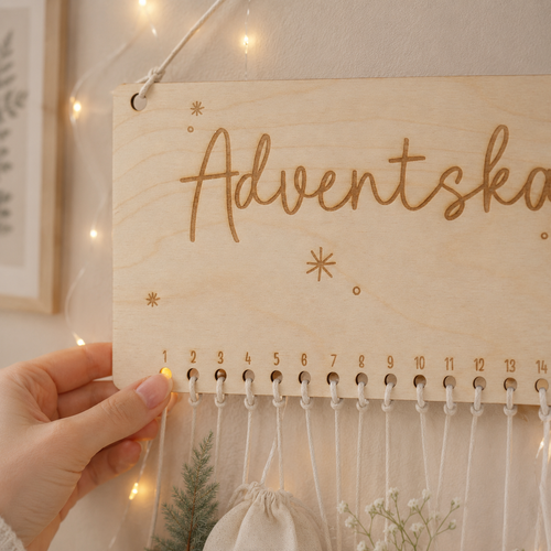 Adventskalender "Nordlicht" mit Personalisierung