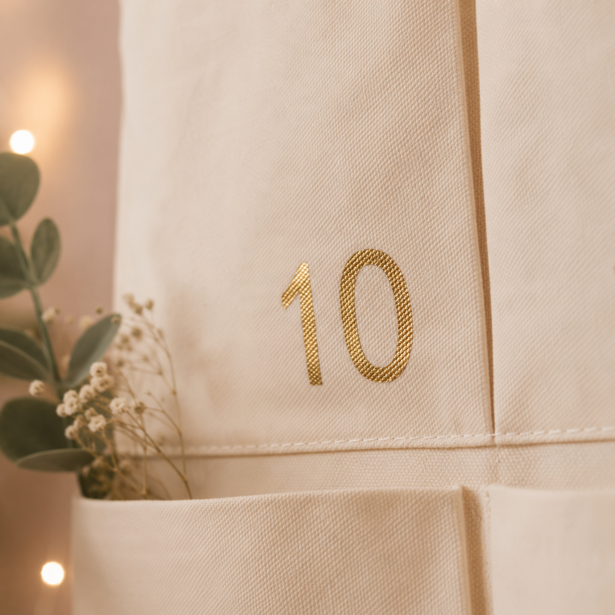 Personalisierter Stoff Adventskalender
