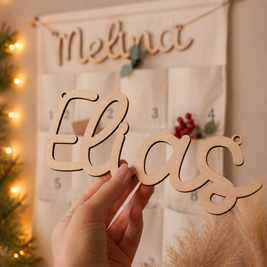 Personalisierter Stoff Adventskalender