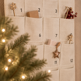 Personalisierter Stoff Adventskalender