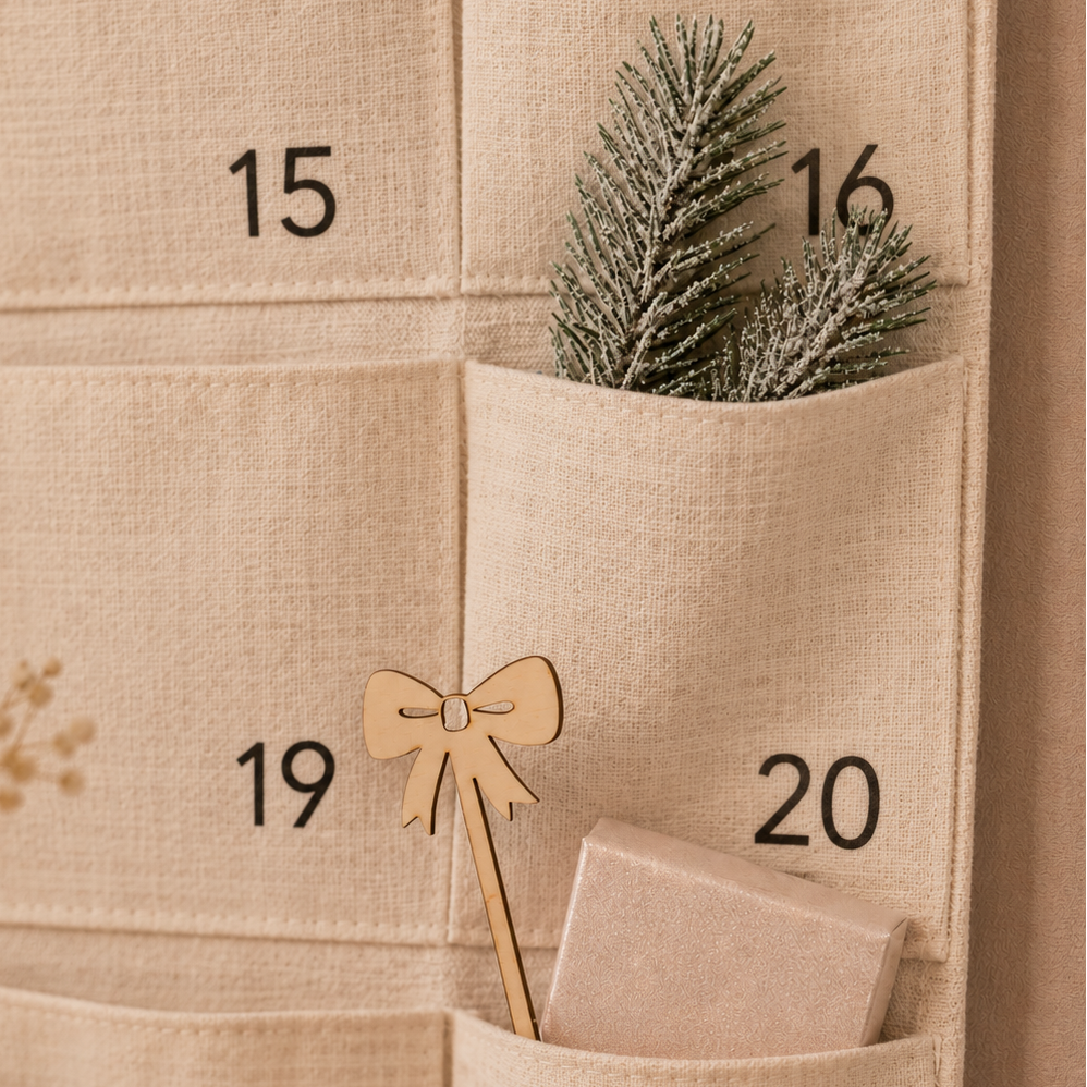 Personalisierter Stoff Adventskalender