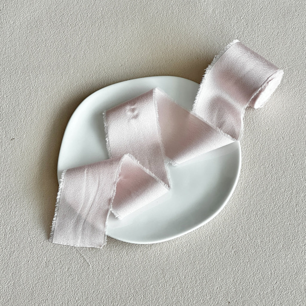 Seidenband in Blush - 4,5 Meter Rolle