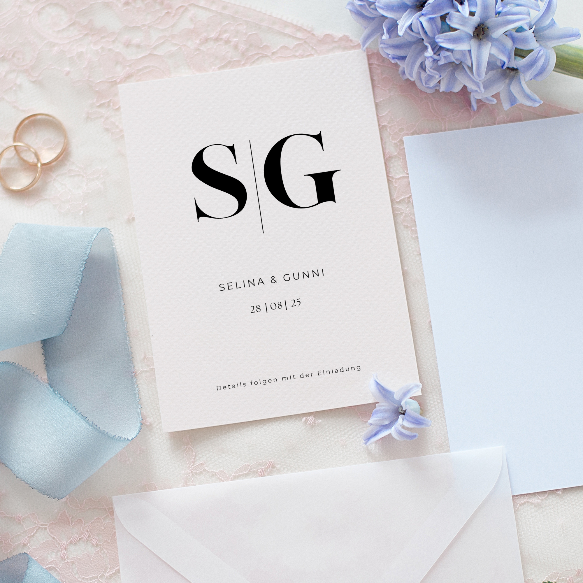Save the Date Karte | DIY Papeterie zum selbst drucken