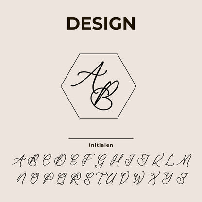 Ringbox mit Monogram in 4 Farben