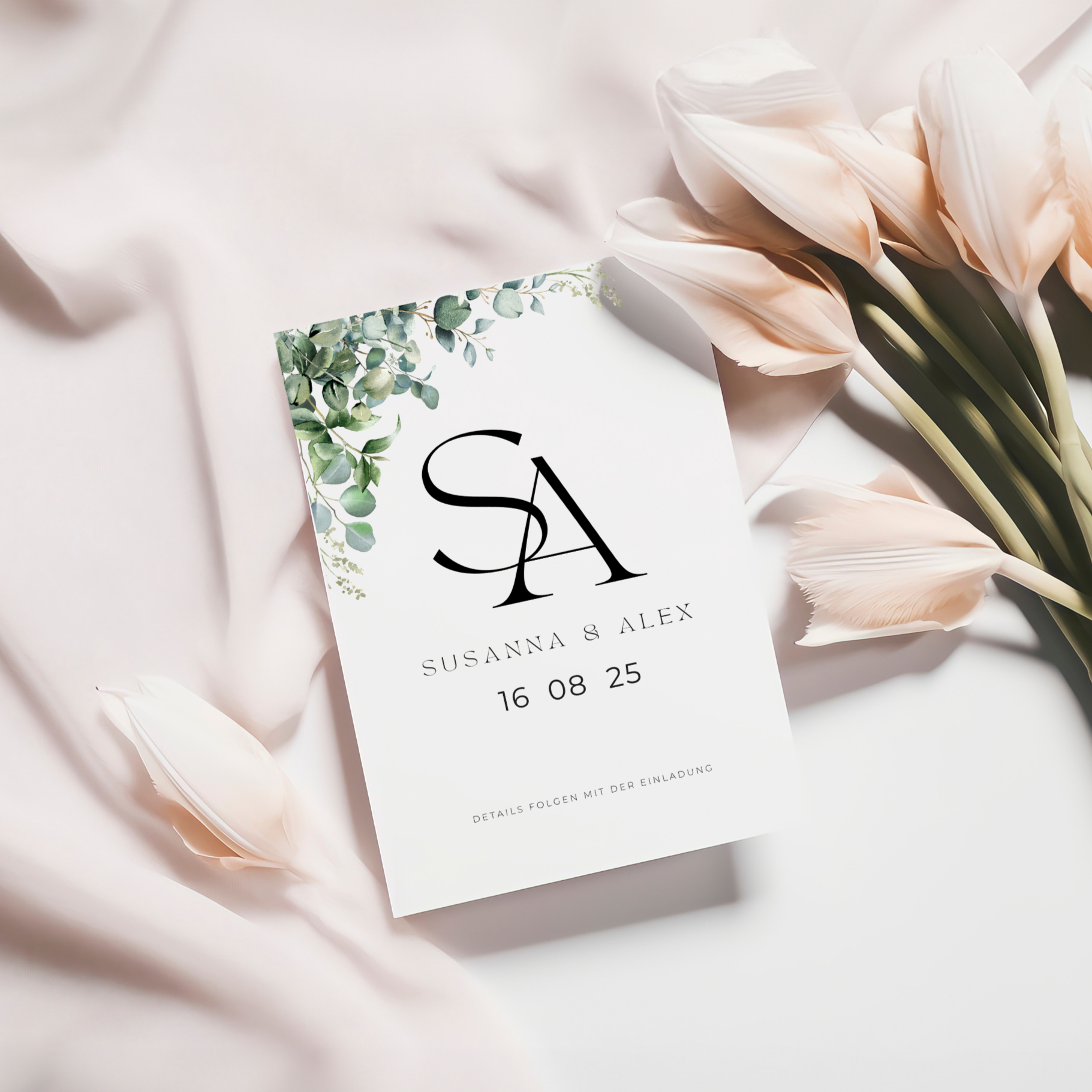Save the Date Karte | DIY Papeterie zum selbst drucken