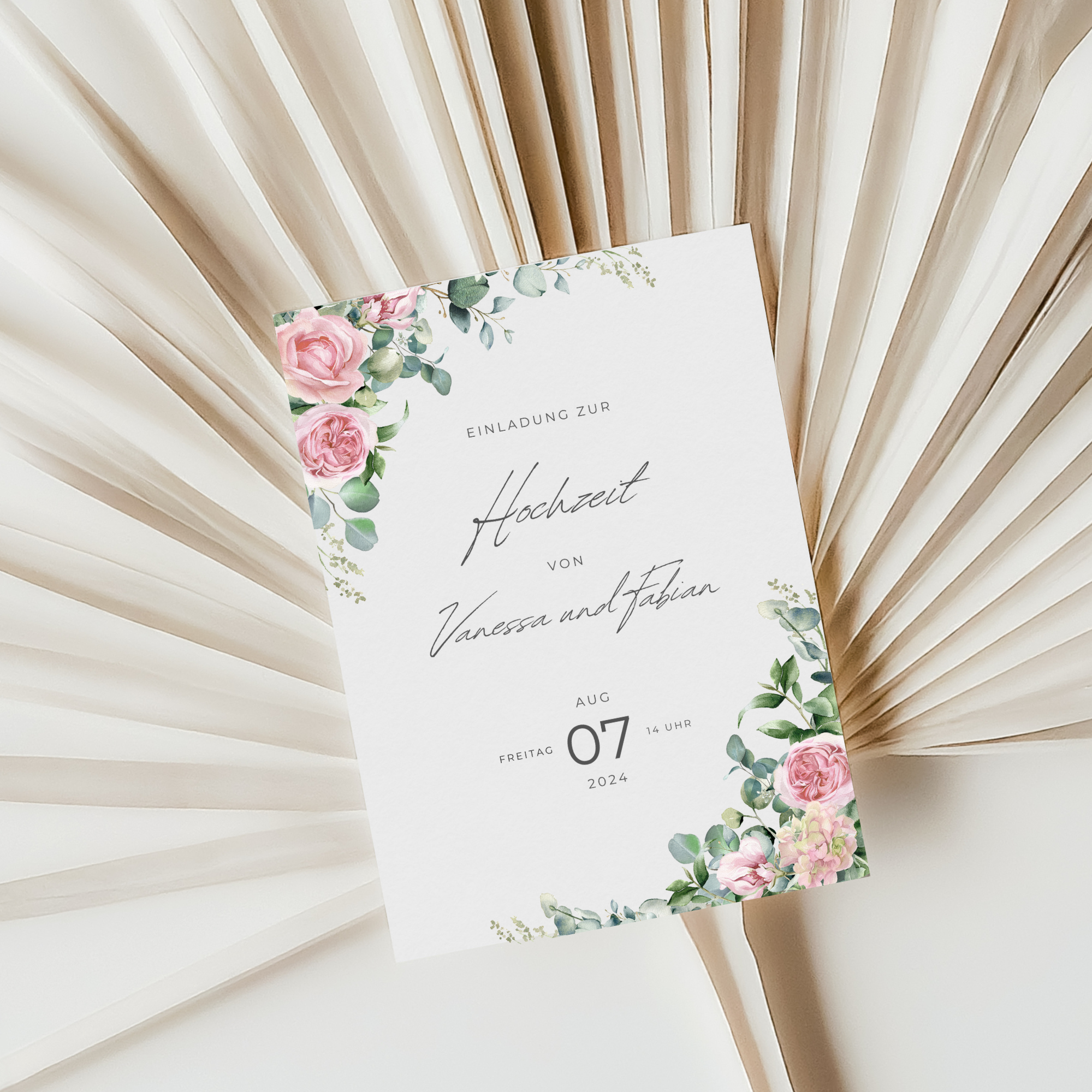 Einladungskarte | DIY Papeterie zum selbst drucken