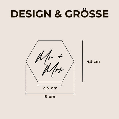 Ringbox "Mr & Mrs" in 4 Farben